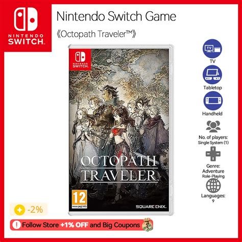 Octopath Traveler Nintendo Switch Nintendos Switch Game Nintendo