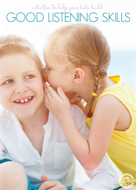 active listening activities  kids kids activities blog