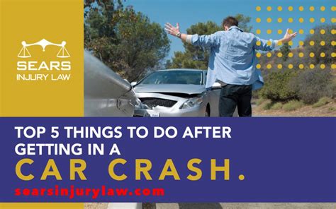 5 Things To Do After A Getting In A Car Crash