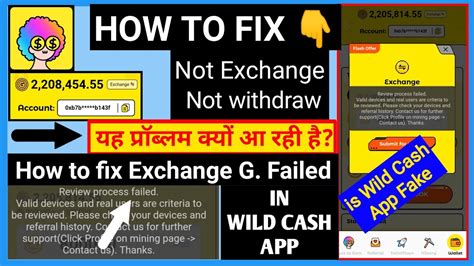 How To Fix Exchange Failed In Wild Cash App Review Process Failed Not