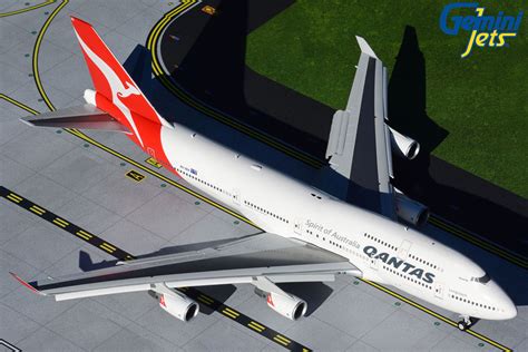 Gemini Jets G2QFA734F Boeing 747 400 Qantas Airways B747 400ER Lo