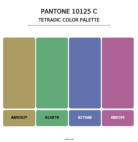 Pantone 10125 C Color Palettes