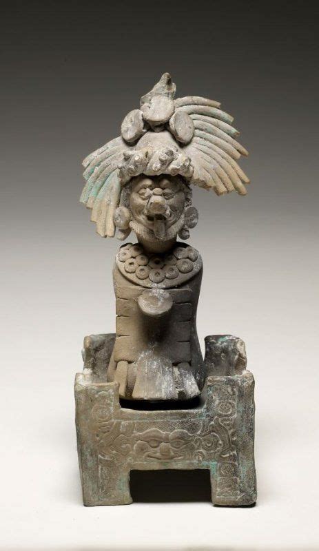 Funerary Bundle Of A Deity On A Throne Deities Native American