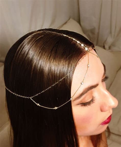 Hair Chain Jewelry Hair Chains Body Jewelry My Jewellery Head Chain