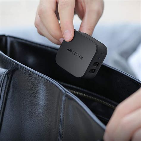 Slide two of these dual-port USB wall chargers into your travel bag for ...