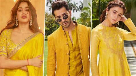 Basant Panchami 2021 Style Guide: These Yellow Outfits From Alia Bhatt, Janhvi Kapoor, Varun ...