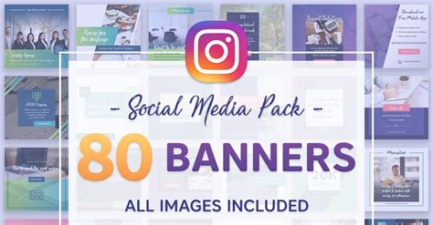 80 Instagram Banner Templates #336772 - TemplateMonster