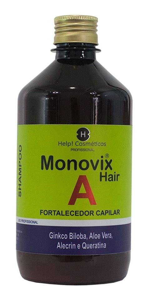 Monovin A Crescimento Capilar 1 Item Shampoo 500ml Mercado Livre