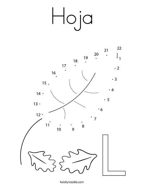 Hoja Coloring Page Tracing Twisty Noodle Coloring Pages Coloring Pages Nature Leaf