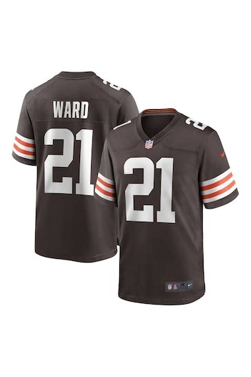 Buy Nike Brown Nfl Cleveland Browns Game Team Colour Jersey Denzel