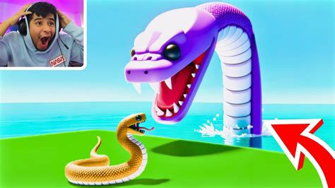 Convirtiendome En La Serpiente Mas Grande En Roblox Youtube