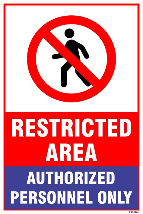 Buy Aditya Sign Restricted Area Authorized Personnel Only Sign Board