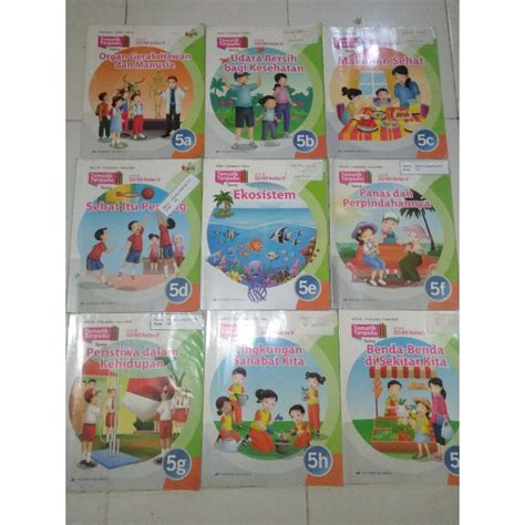 Jual Original Buku Tematik Terpadu Jilid A B C D E F G H I