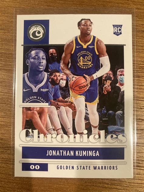 Panini Chronicles Jonathan Kuminga Rc For Sale Online