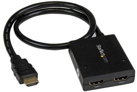 StarTech 4K HDMI 2 Port Video Splitter 1x2 HDMI Splitter Powered By USB