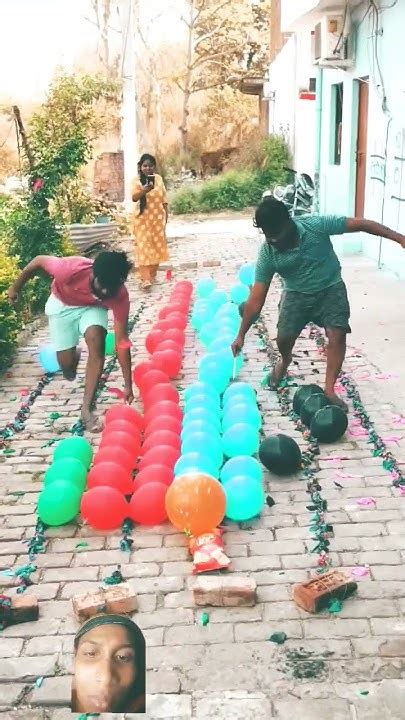 300 Balloon Popping Challenge 🎈🎈🤣🤣👍 Funny Viral Balloons Ytshorts