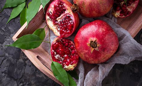 Download Fruit Food Pomegranate Hd Wallpaper