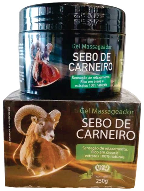 Gel de massagem Sebo de Carneiro 250g ABRAÃO ERVAS