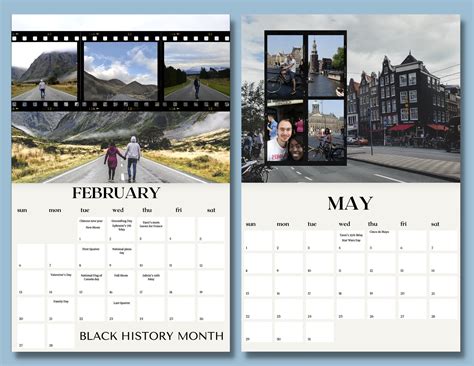 Custom Photo Wall Calendar For Personalized Photo Calendar