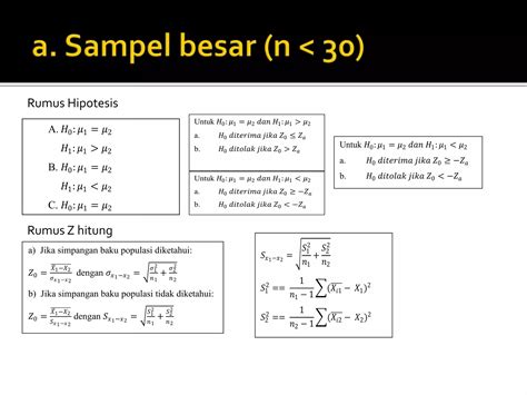 Uji Hipotesis Dua Rata Rata Ppt