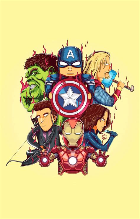 Download Pixel 3xl Marvel's Avengers Background | Wallpapers.com