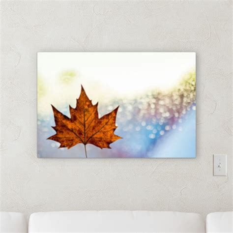 Winston Porter Leaf On Canvas Graphic Art Wayfair