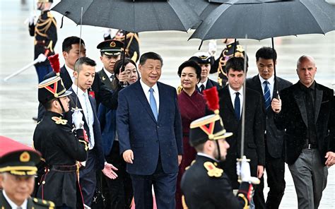 President Xi Jinping Is In Paris To Talk Trade