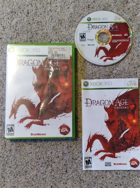 Dragon Age Origins Xbox 360 Microsoft Complete CIB Tested