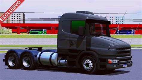 Skin Scania 114 Chumbo Detalhes Verdes EXCLUSIVO Skins Games Truck