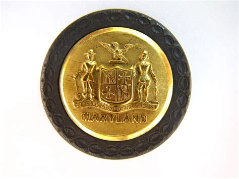 Maryland State Seal Button | Smithsonian Institution