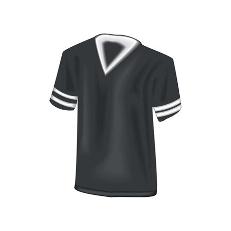 black realistic shirt 10423883 Vector Art at Vecteezy