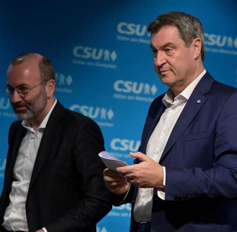 CSU kürt Weber zu Europa Spitzenkandidat Attacken auf AfD WELT