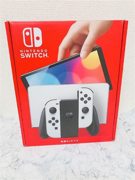 Paypayフリマ｜nintendo Switch 有機elモデル 新品未開封 ニンテンドースイッチ本体 ホワイト