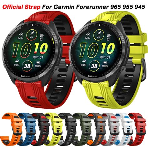 Correa De Silicona Oficial Para Reloj Garmin Forerunner Pulsera De