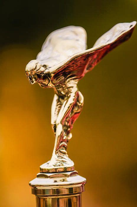 1928 Rolls Royce Phantom I Sedenca De Ville Hood Ornament By Jill Reger