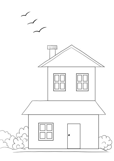 Introducir Imagen Coloriage Maison Imprimer Fr Thptnganamst Edu Vn