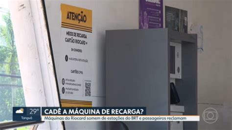 Vídeo Máquinas Do Riocard Somem De Estações Do Brt E Passageiros