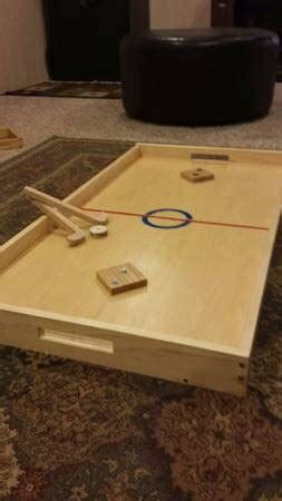 Wooden Vintage Knock Hockey Table Fathers Dad Yard Classic