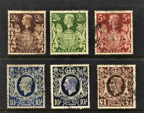 Stamp Station Perth Gb A Kgvi Set Used Cv Great