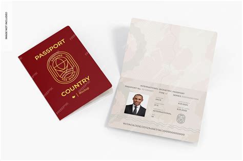 Premium Psd Passport Mockup