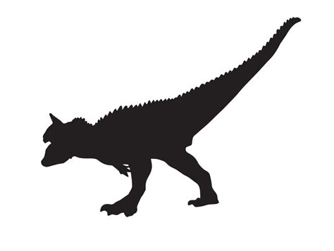 Carnotaurus Dinosaur On Isolated Background 6606369 Vector Art At Vecteezy