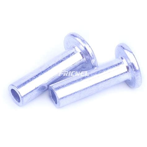 Fricwel Auto Parts Flat Head Semi Tubular Aluminium Rivet For Brake