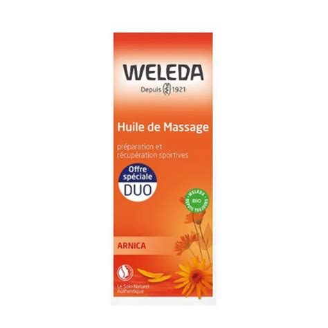 Huile De Massage à L Arnica Weleda Récupération Sportive