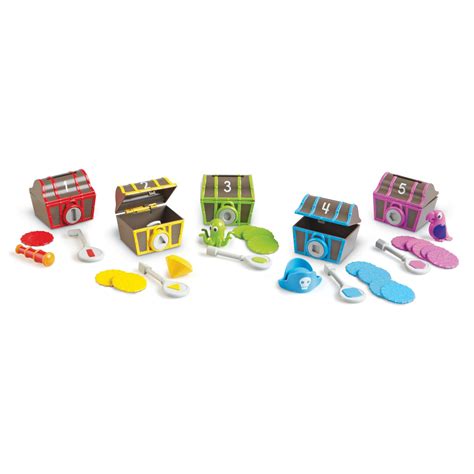Learning Resources Sorting Surprise Treasure Chests - Color & Shape Di