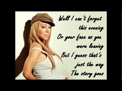 Mariah Carey WITHOUT YOU LYRICS YouTube