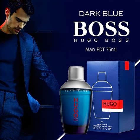 Hugo Boss Dark Blue Eau De Toilette Perfume Masculino 75ml Dor