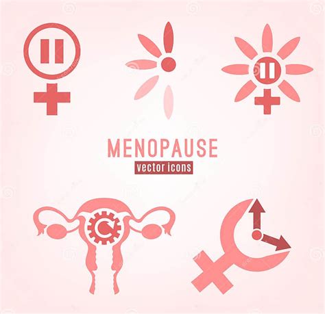 Icono Del Vector De La Menopausia Ilustración Del Vector Ilustración