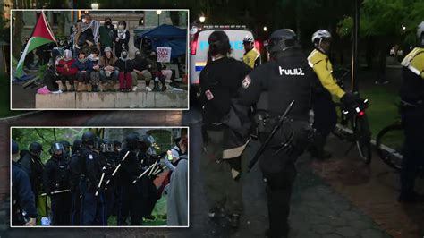 Upenn Protest Police Disband Pro Palestine Tent Encampment Arrests Made Fox 29 Philadelphia