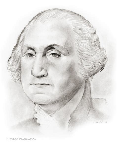 George Washington Drawing by Greg Joens