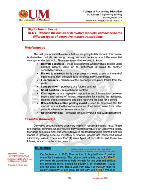 Derivatives MArket | PDF